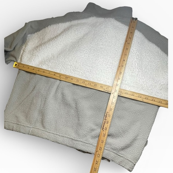 Columbia Women’s Sherpa Fleece 1/4 Zip Pullover Jacket Relax Fit XL Colorblock - Picture 4 of 9